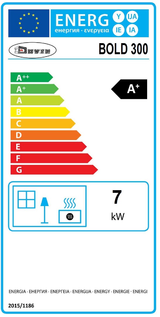 Piecyk na drewno Dovre Bold 300 E12 - obrazek 2